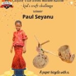 A Paper Bicycle (Winner - Paul Seyanu)